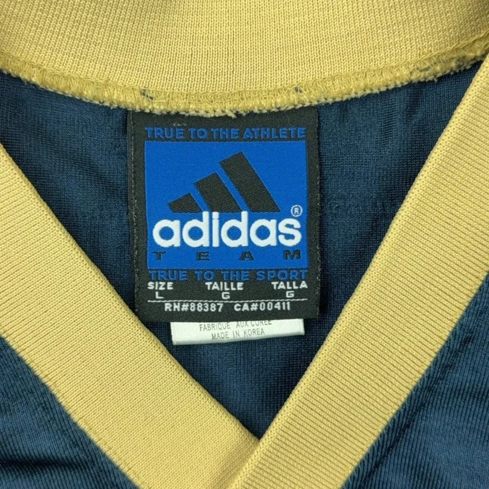 VTG St. Louis Rams Jersey Mens Large Blue Kurt Warner 13 Adidas Football 90s‎